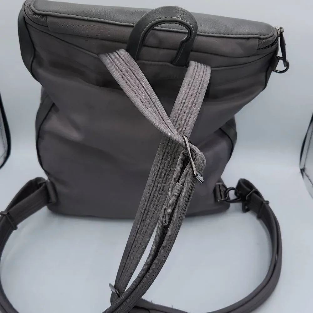 Travelon Addison anti theft gray backpack